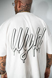 WY!D T-Shirt "Big One" Weiss