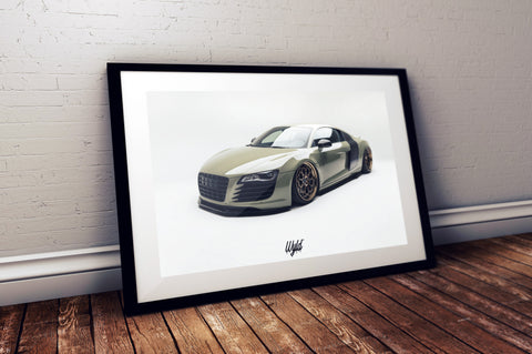 Audi R8 - Artwork DIN A2 2er Set