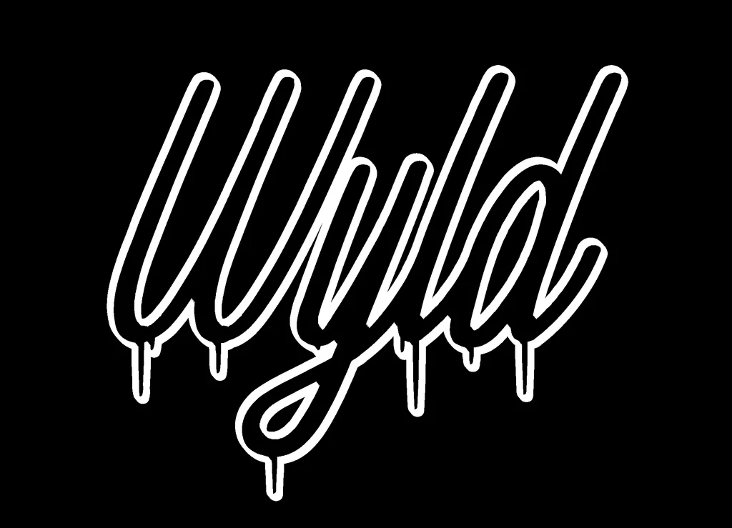 WYLD STICKER "OUTLINES" WEISS