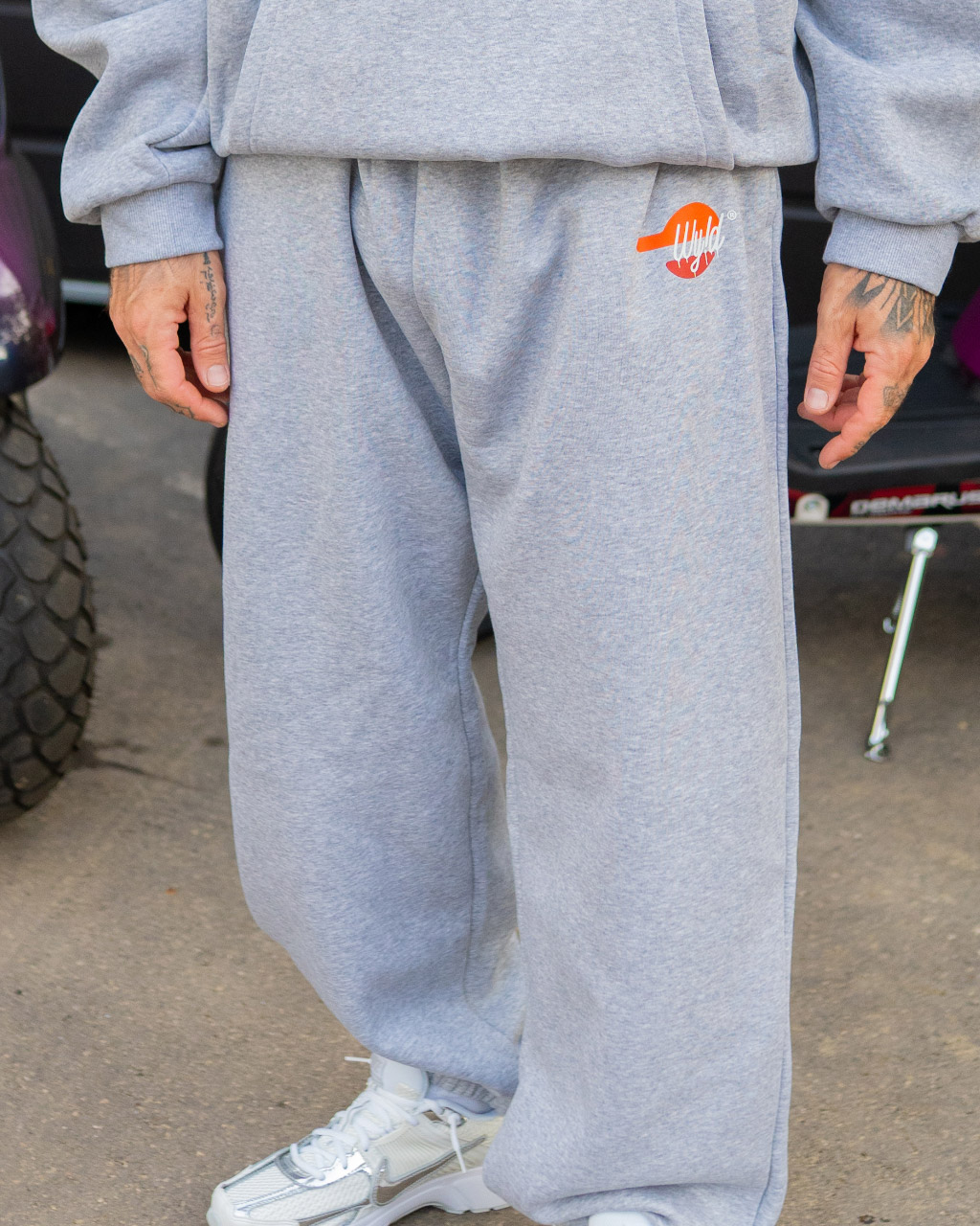 WY!D - Not for Everyone - Fluffy Sweatpants [grey]