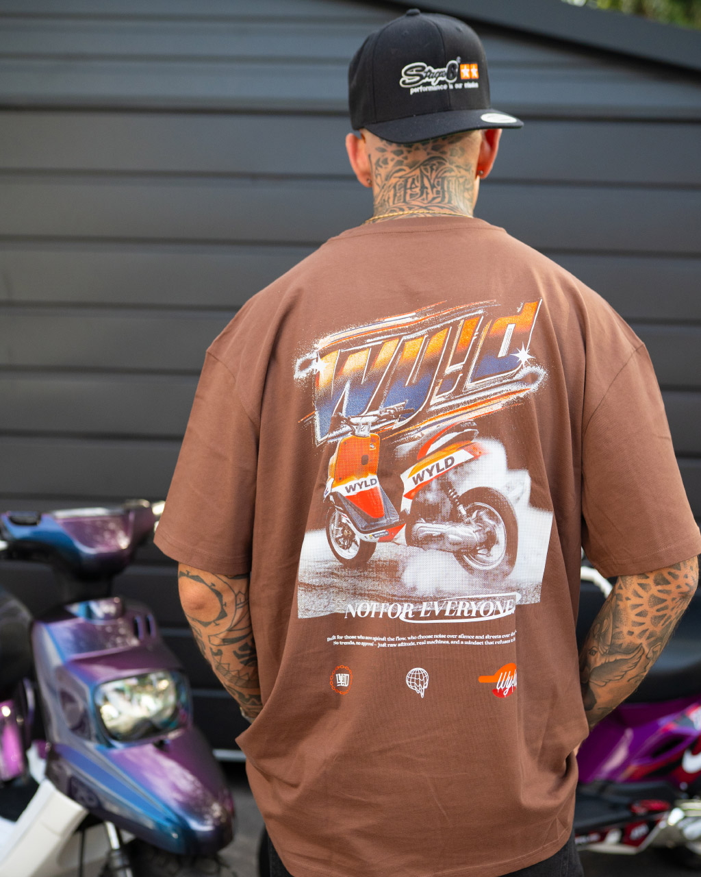 WY!D - Not for Everyone - Oversized Shirt [brown]