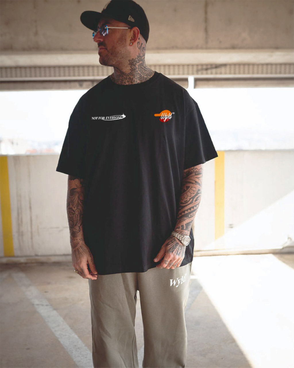 WY!D - Not for Everyone - Oversized Shirt [black]